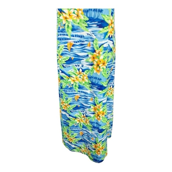 Hilo Hattie Short Sleeve Hawaiian Maxi Dress Size M/L - Picture 6 of 10
